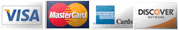 Visa - MC - Amex - Disc - Diners